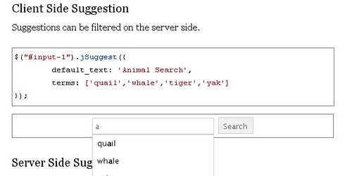 jSuggest