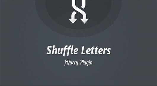 Shuffle Letters Effect: a jQuery Plugin