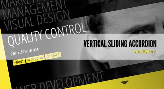 Vertical Sliding Accordion with jQuery