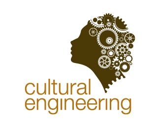 cultural engineering - side face logo