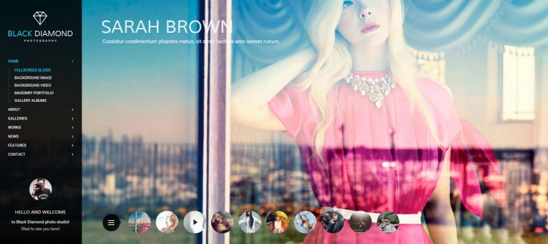 1-Diamond - WordPress Photography Themes