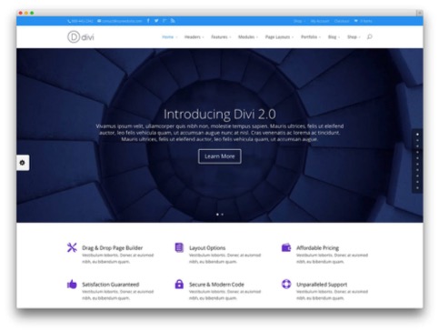 Divi wordpress theme