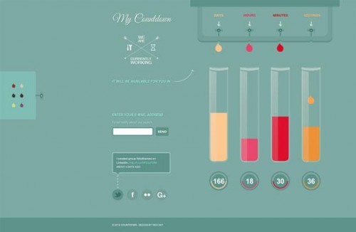 6. MyCountdown - Coming Soon WordPress Themes