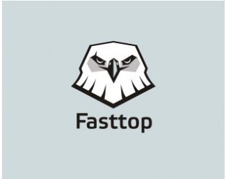 FastTop - eagle logos design