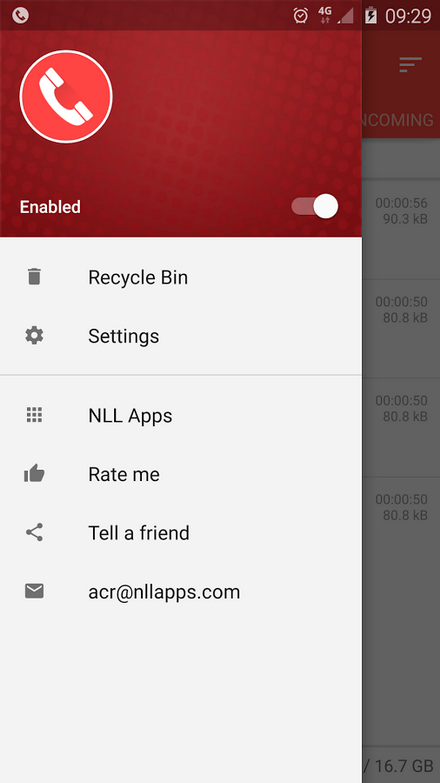 call recorder in android phones