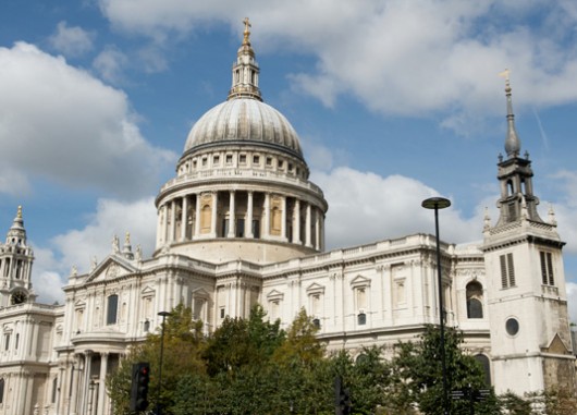 17. St. Paul's Cathedral, London - famous london architecture