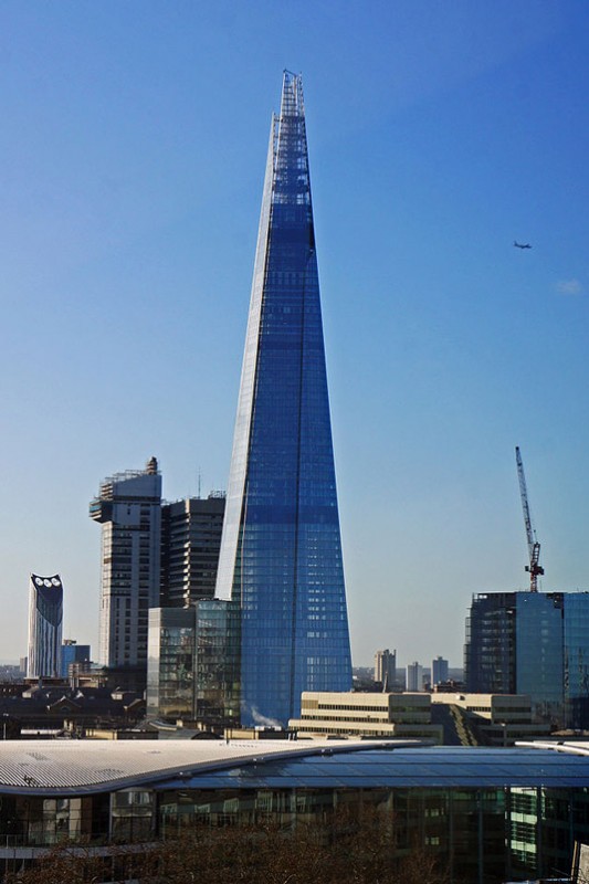 18. The Shard, London - famous glass architecture