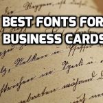 Best Fonts for Business Cards