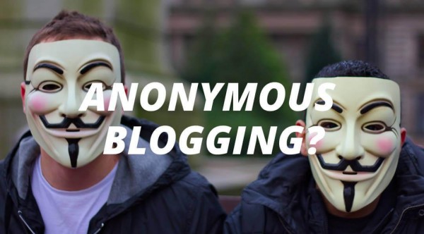 anonymous blogging